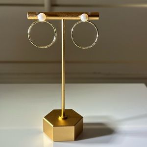 Pearl Hoop Earrings Nordstrom